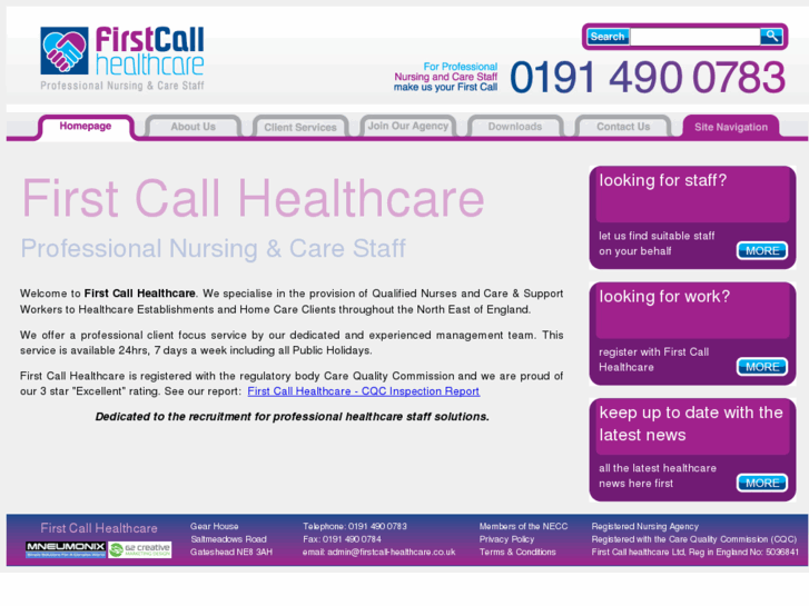 www.firstcall-healthcare.com