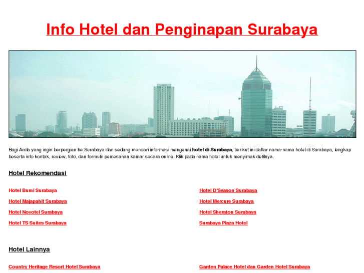 www.hotelsurabaya.net