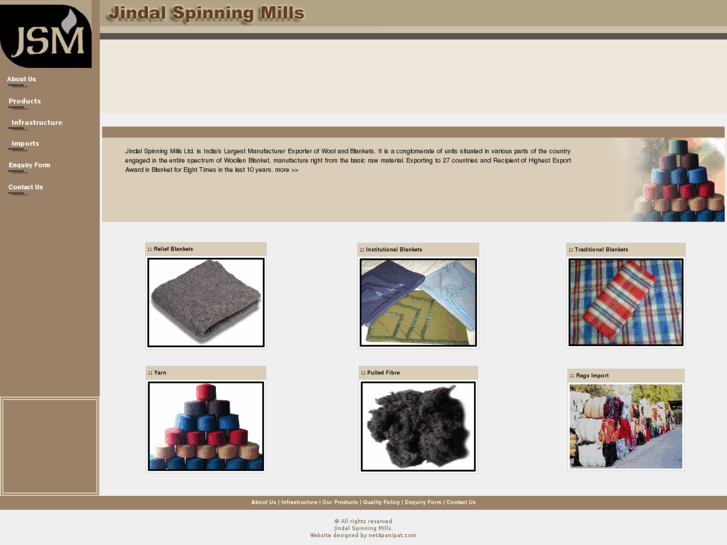 www.jindalspinningmills.com