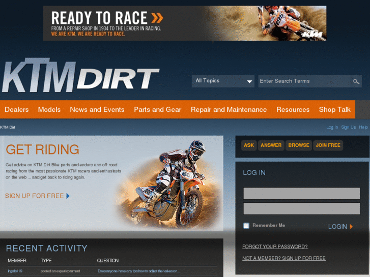 www.ktmdirt.com