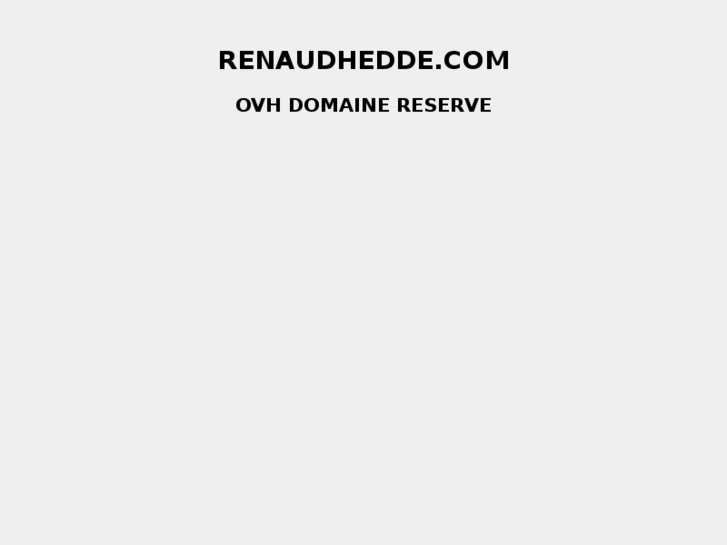 www.renaudhedde.com