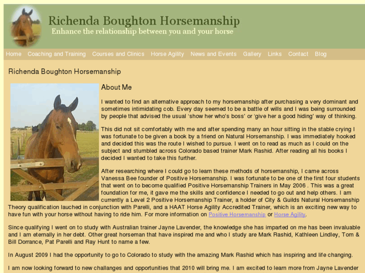 www.richendaboughtonhorsemanship.com