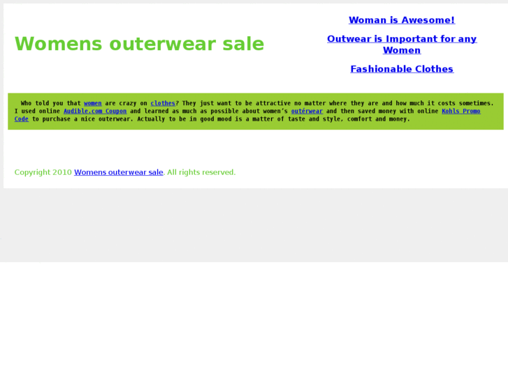 www.womens-outerwear-sale.com