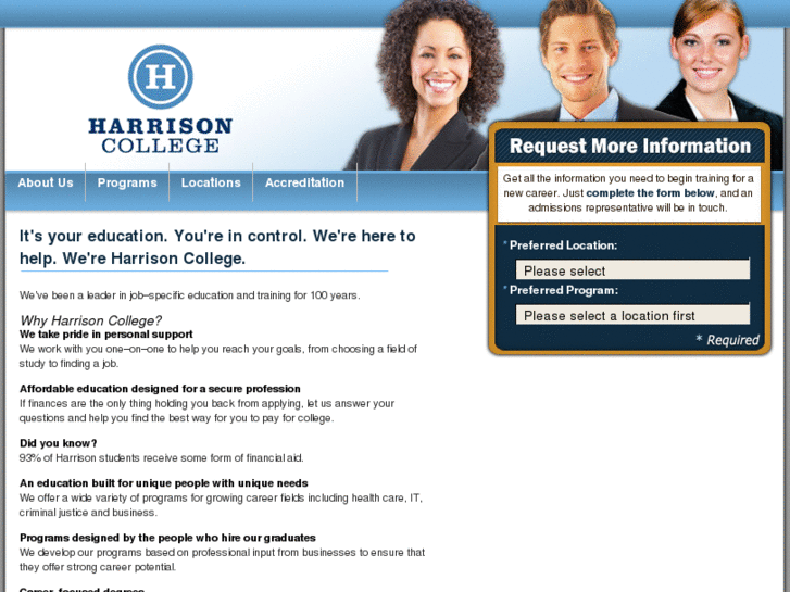 www.harrison-college.info