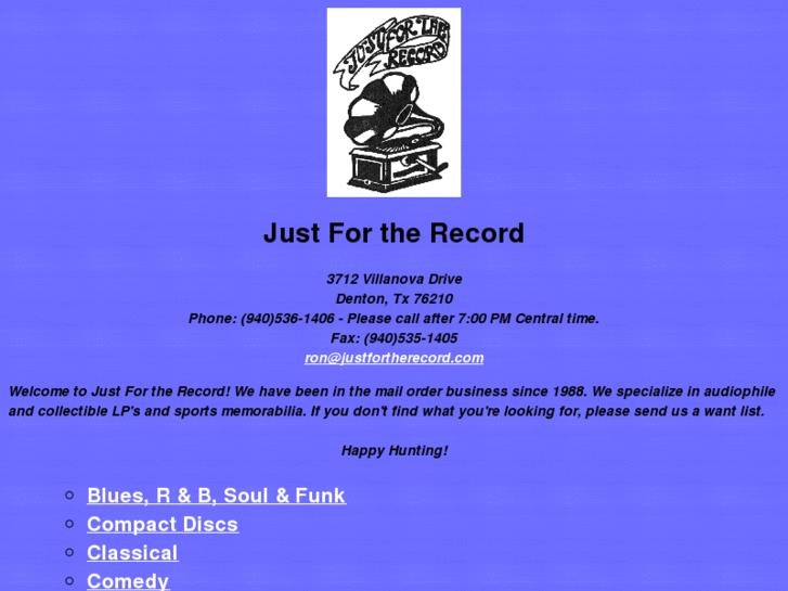 www.justfortherecord.com