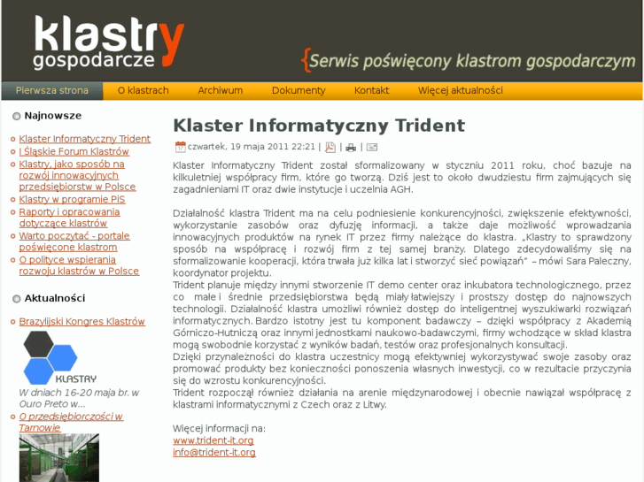 www.klastry.org