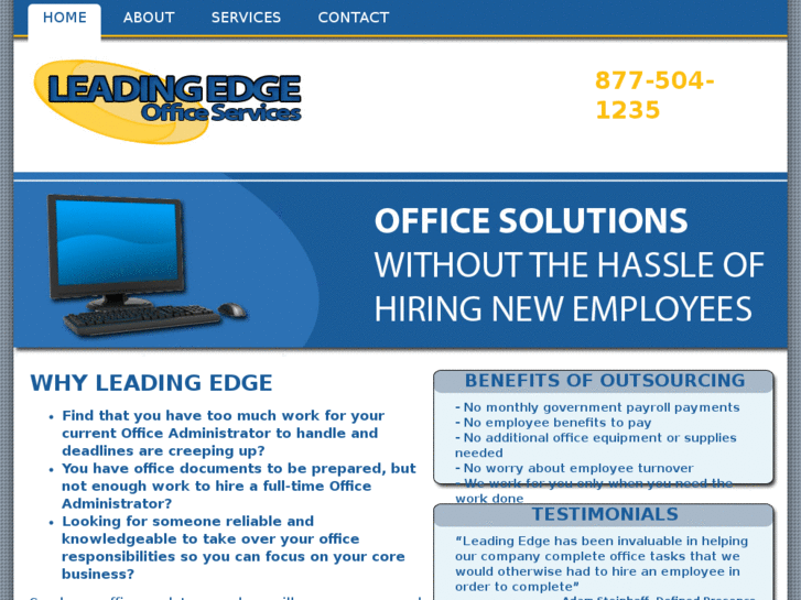 www.leadingedgeofficeservices.com