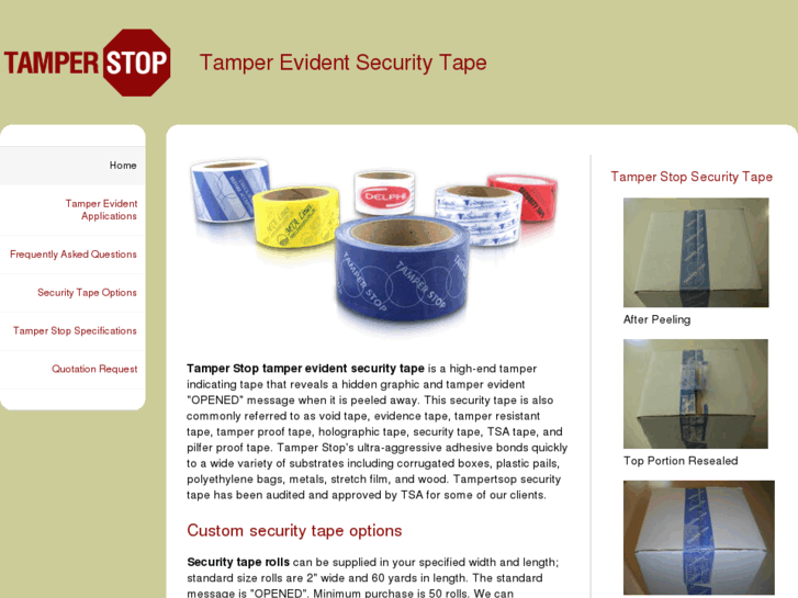 www.tamperstopsecuritytape.com