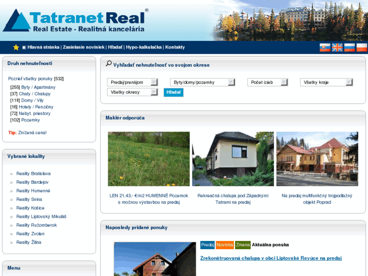 www.tatranetreal.sk