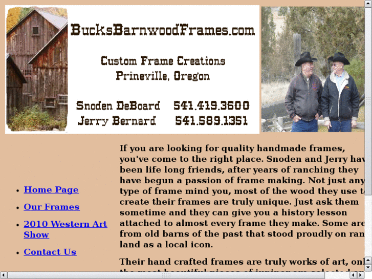 www.bucksbarnwoodframes.com