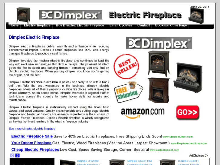 www.dimplexelectricfireplace.net