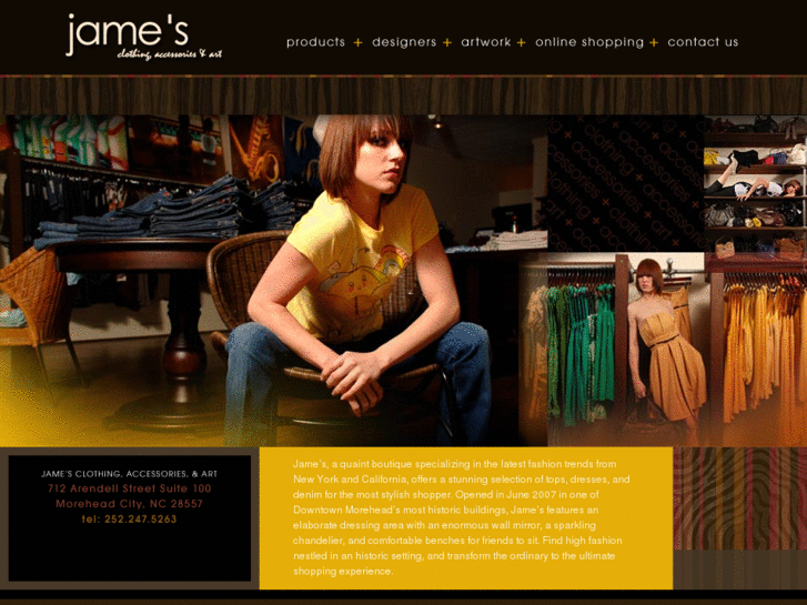 www.jamesclothingboutique.com