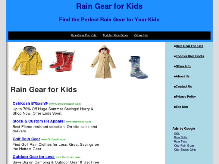 www.raingearforkidsshop.com