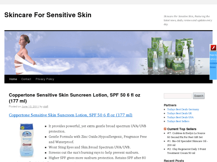 www.skincareforsensitiveskin.com