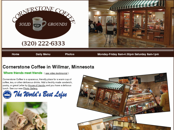 www.cornerstonecoffeeofwillmar.com