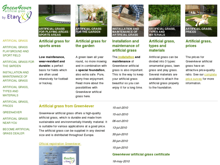 www.green4ever-artificial-grass.com