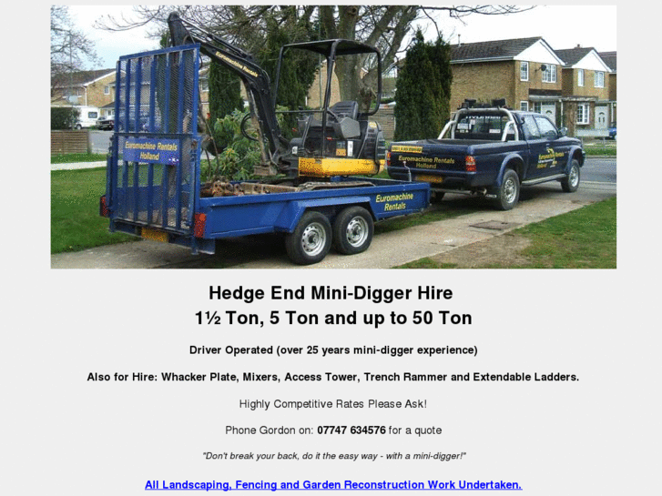 www.hedgeendminidiggerhire.co.uk