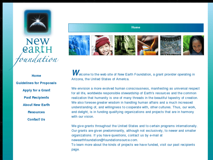 www.newearthfoundation.org