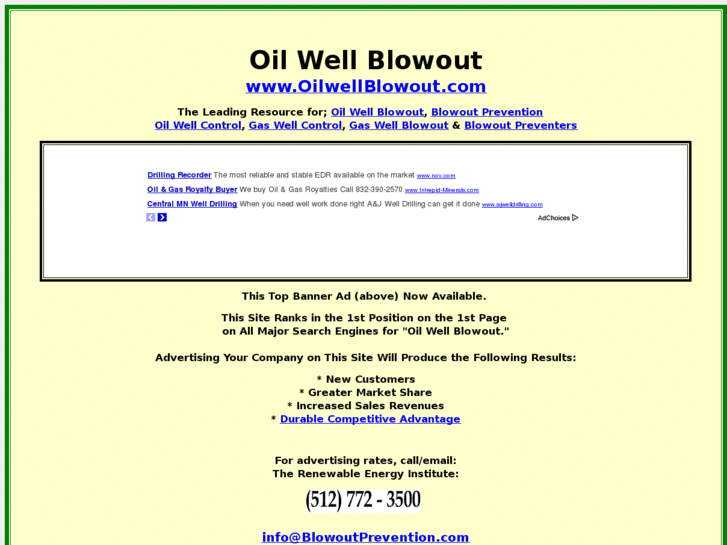 www.oilwellblowout.com