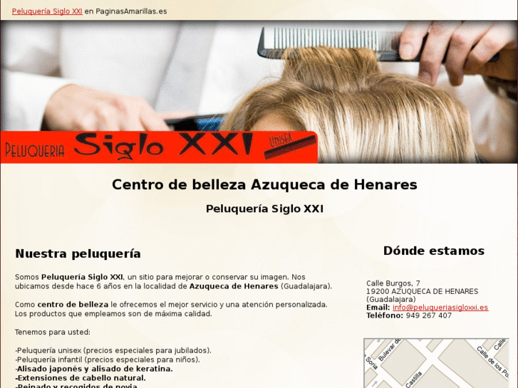 www.peluqueriasigloxxi.es