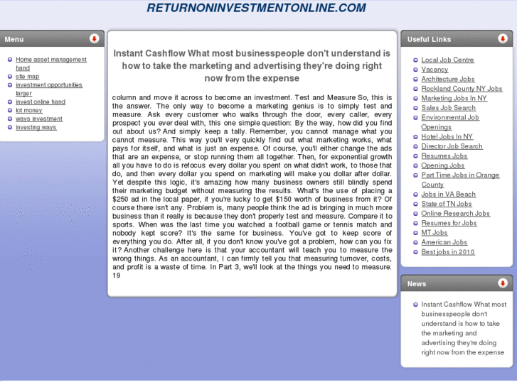 www.returnoninvestmentonline.com