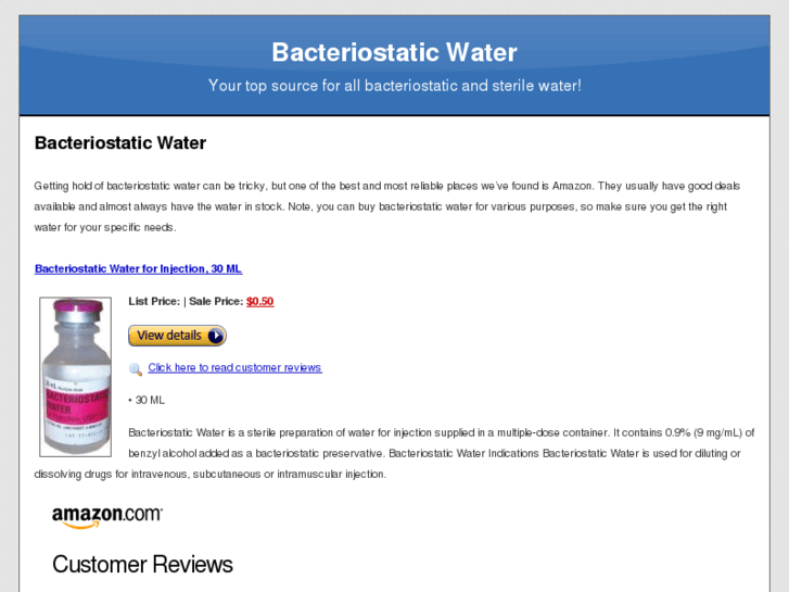 www.bacteriostaticwater.net