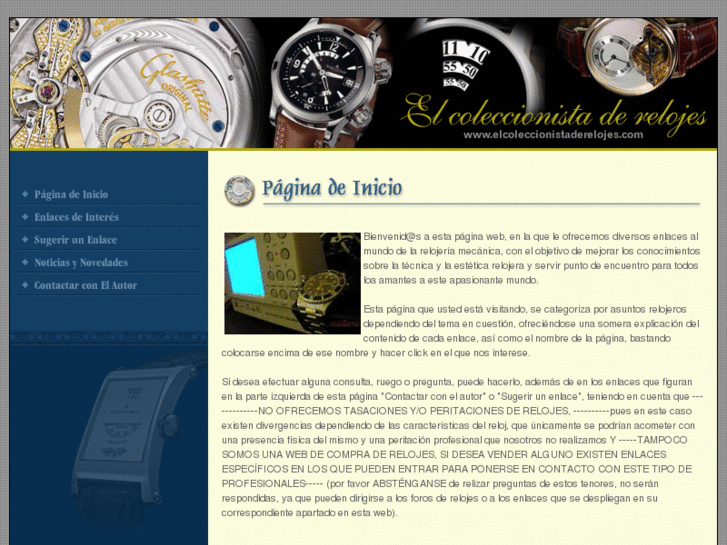 www.elcoleccionistaderelojes.com