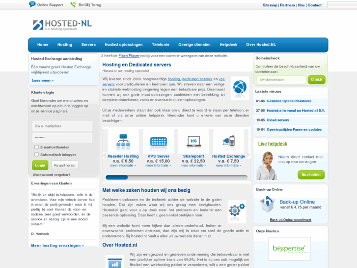 www.hosted.nl
