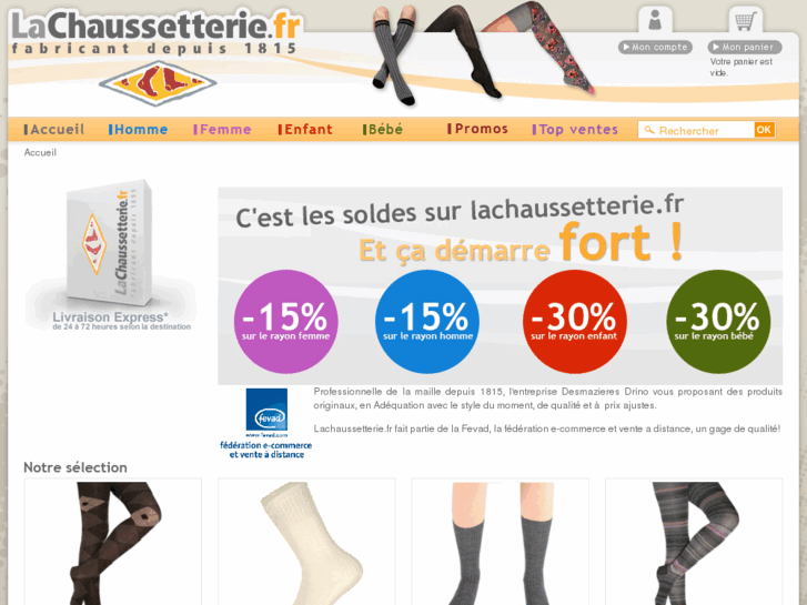 www.lachaussetterie.fr