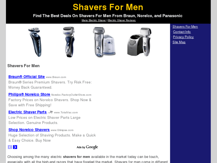 www.shaversformen.net