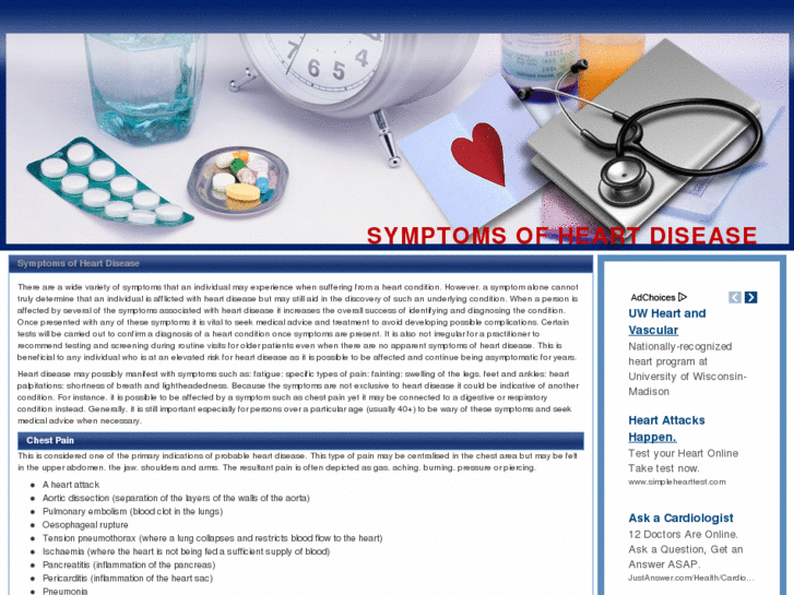 www.symptomsofheartdisease.org