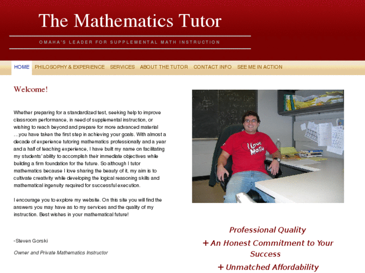 www.themathematicstutor.com