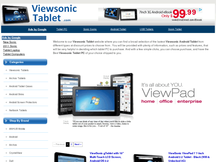 www.viewsonic-tablet.com