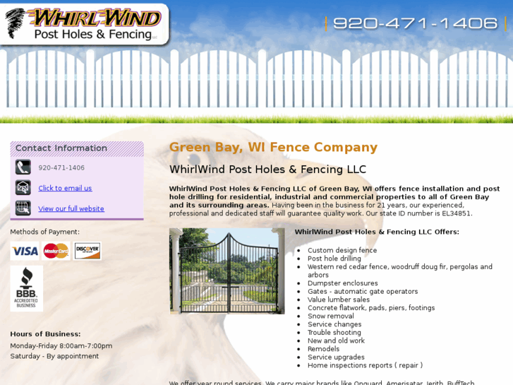 www.whirlwindpostholesandfencingllc.com