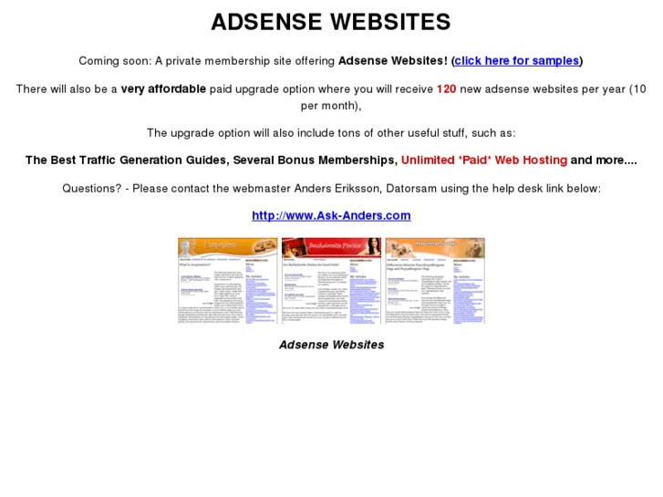 www.adsensewebsites.net