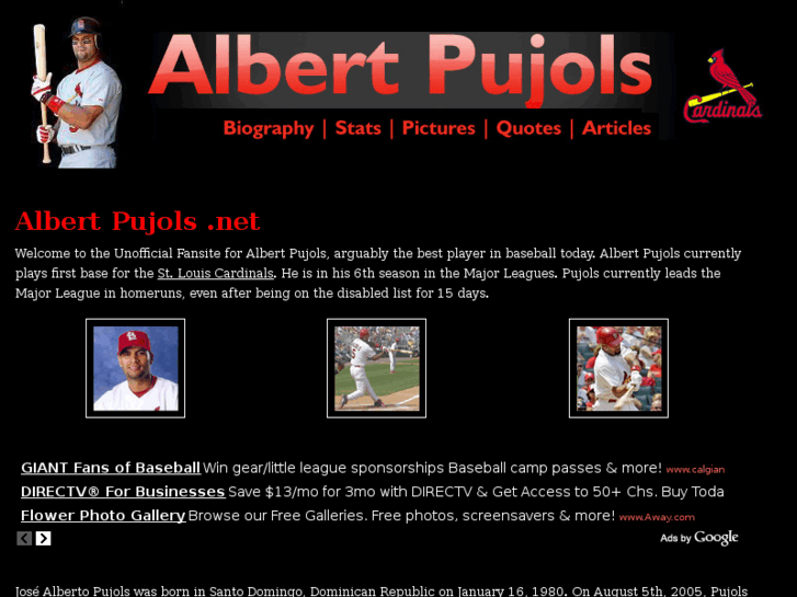 www.albert-pujols.net