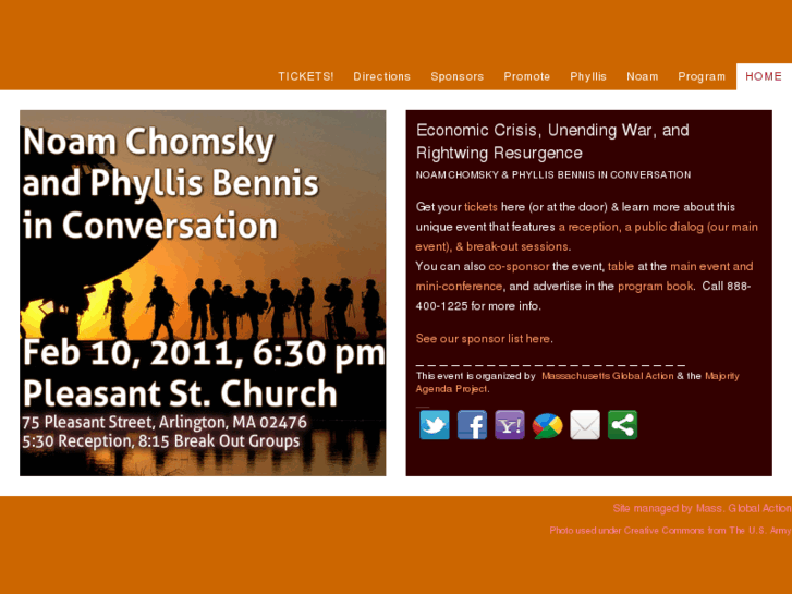 www.chomskyspeaks.org