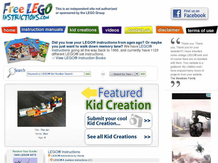 www.freelegoinstructions.com