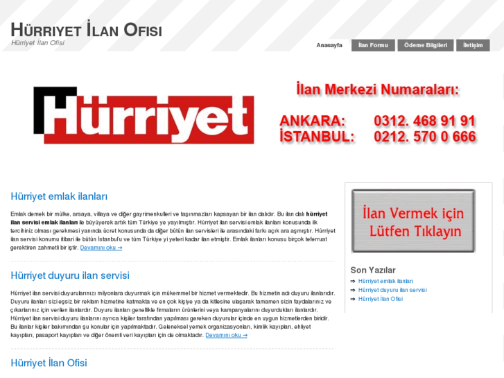 www.hurriyetilanofisi.com