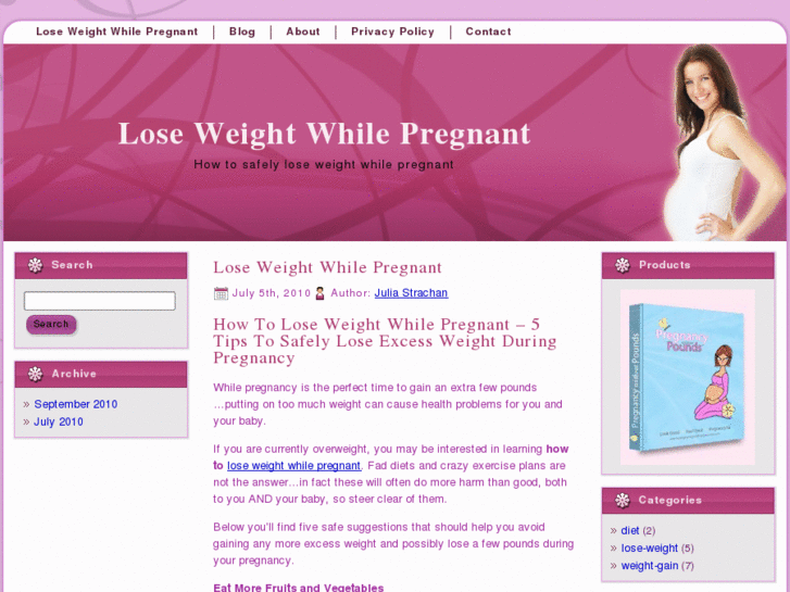 www.loseweightwhilepregnant.com