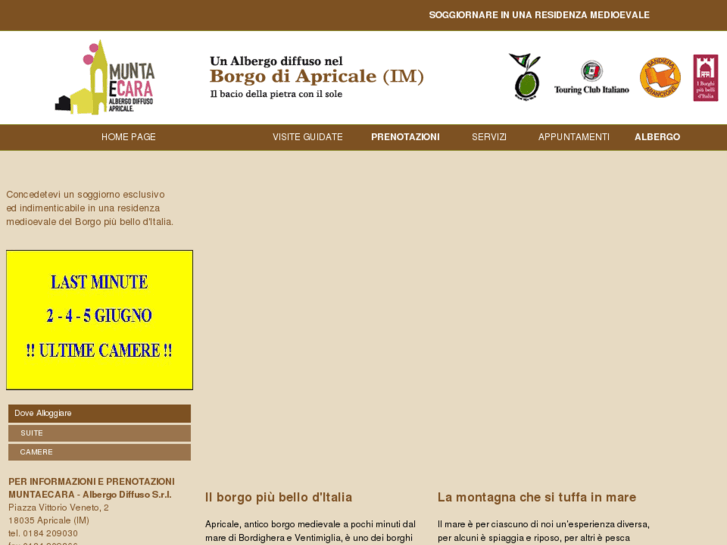 www.muntaecara.it