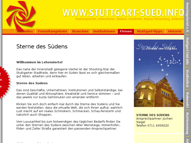 www.sternedessuedens.info