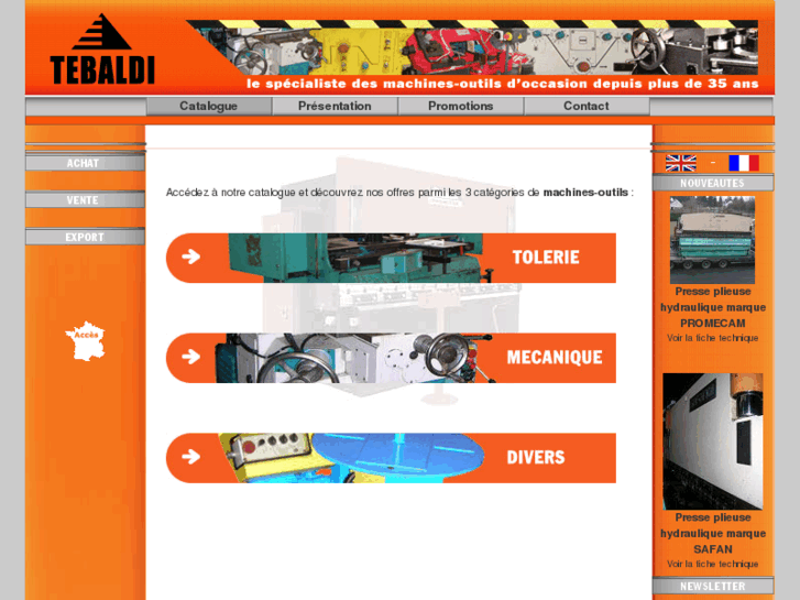 www.tebaldi-machines-outils.com