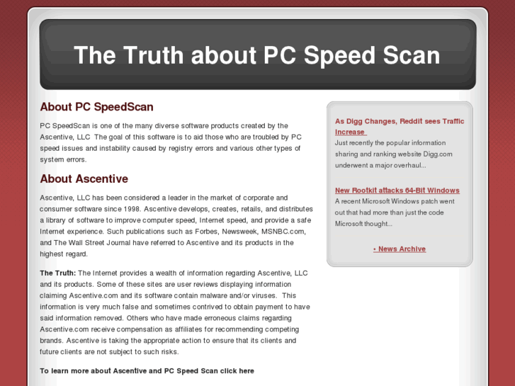 www.thetruthaboutpcspeedscan.com