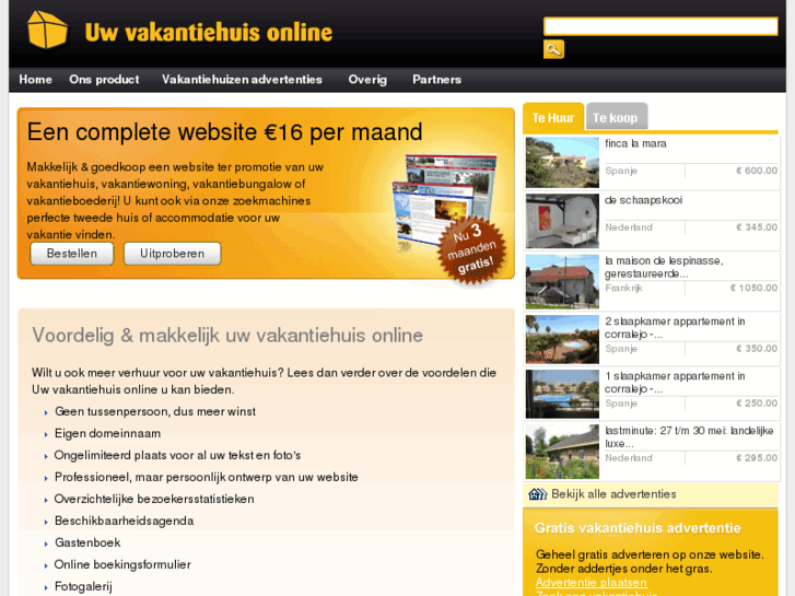 www.uwvakantiehuisonline.nl