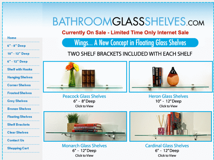 www.bathroomglassshelves.com