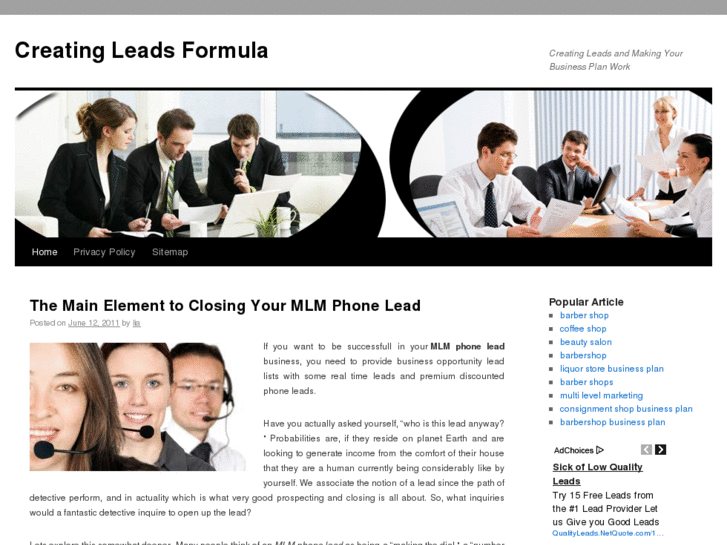 www.creatingleadsformula.com