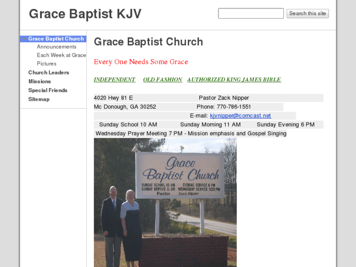 www.gracebaptistkjv.com