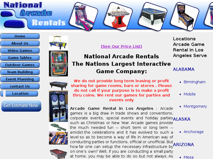 www.nationalarcaderentals.com