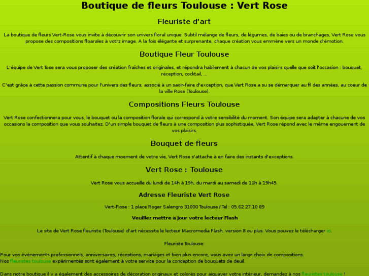 www.vert-rose-fleuriste.com